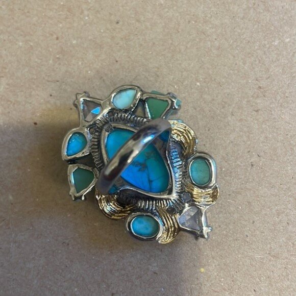 ALEXIS BITTAR TURQUOIS STATEMENT RING - Picture 3 of 3
